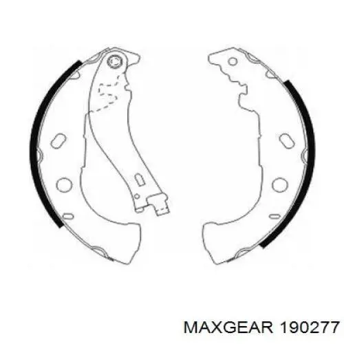 Барабанные колодки Maxgear 190277