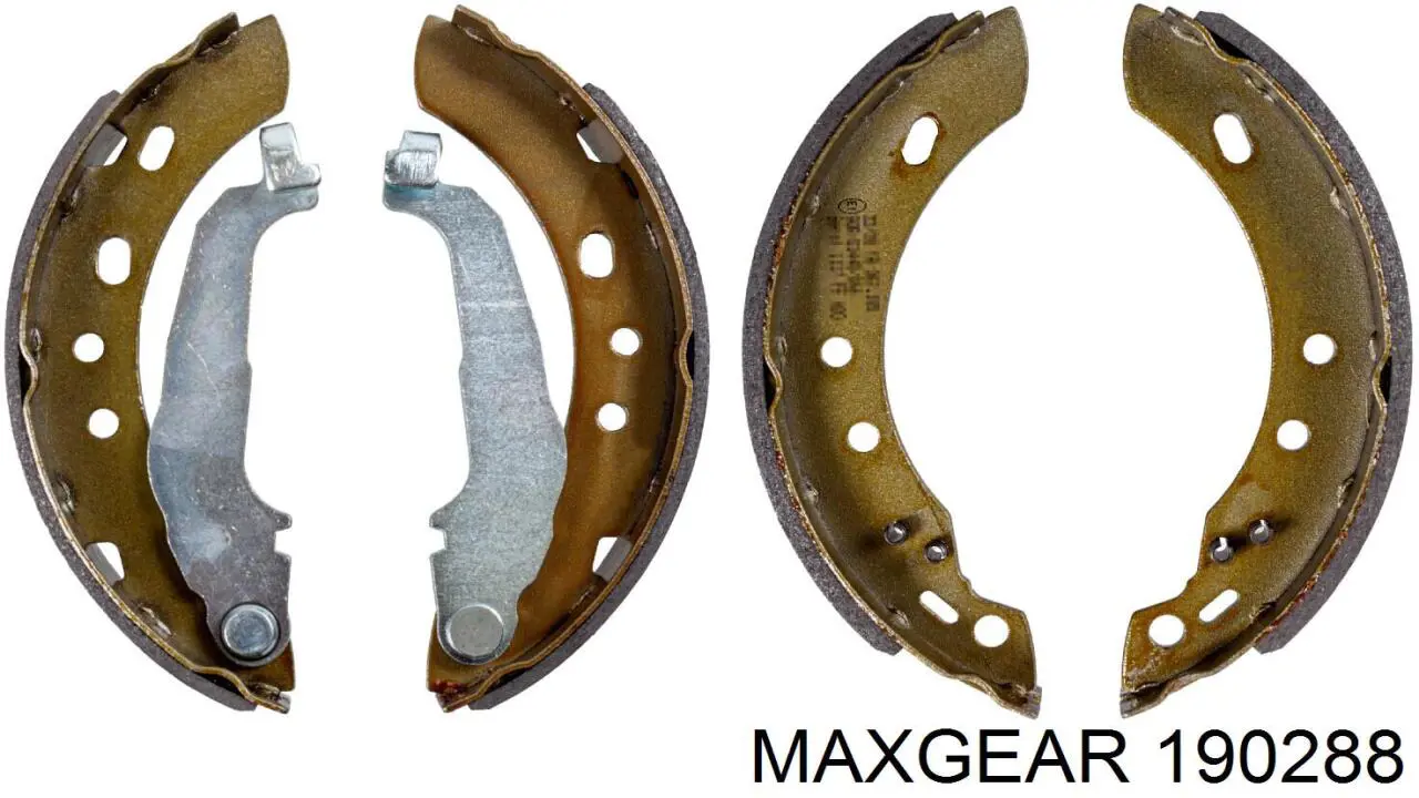 Купить 190288 Maxgear Задние барабанные тормозные колодки