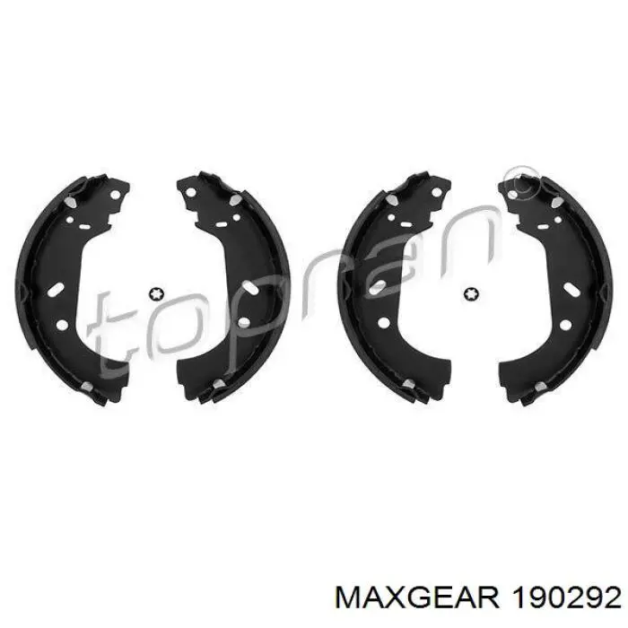 Купить 190292 Maxgear Задние барабанные тормозные колодки