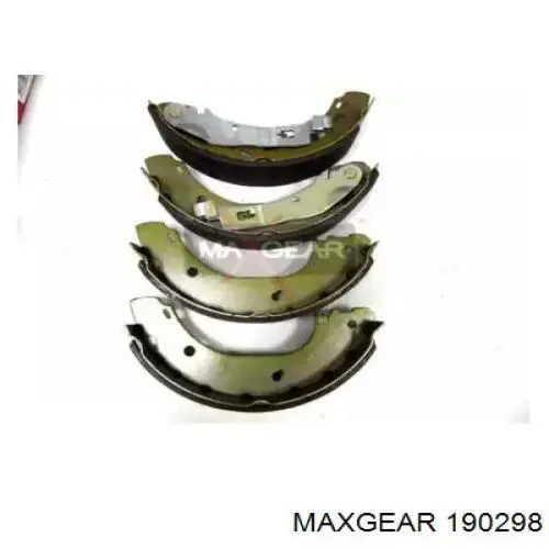 Задние барабанные колодки 190298 Maxgear