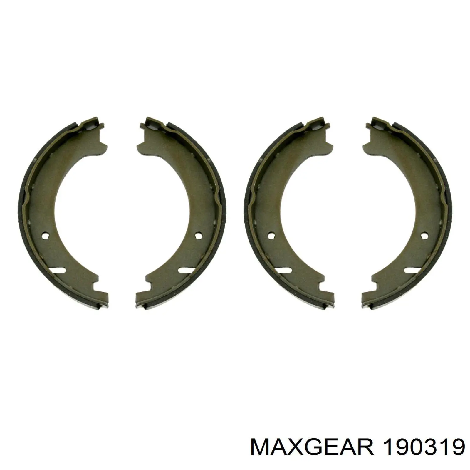 Купить 190319 Maxgear Колодки ручника/стояночного тормоза