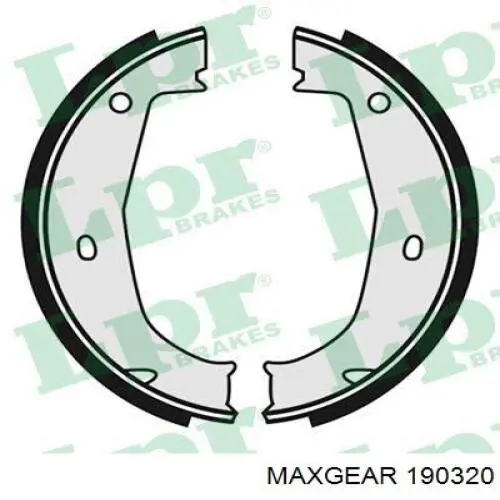 Колодки ручника 190320 Maxgear