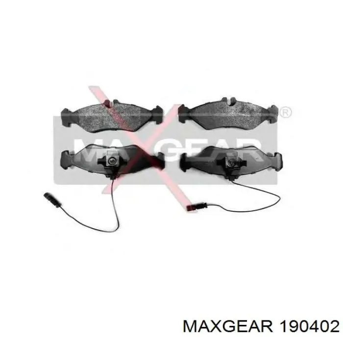 Задние дисковые колодки Maxgear 190402
