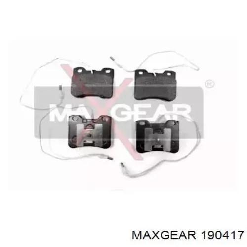 Передние тормозные колодки 190417 Maxgear