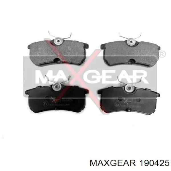 Купить 190425 Maxgear Колодки тормозные задние, дисковые
