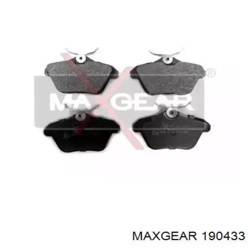 Задние тормозные колодки 190433 Maxgear