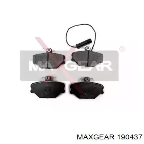 19-0437 Maxgear колодки тормозные передние дисковые