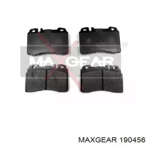 Передние тормозные колодки 190456 Maxgear