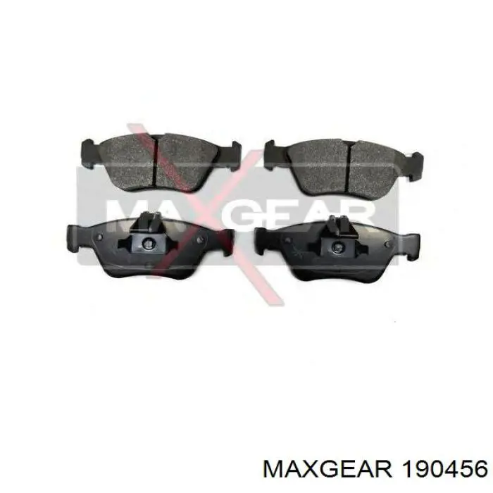 Передние тормозные колодки 190456 Maxgear