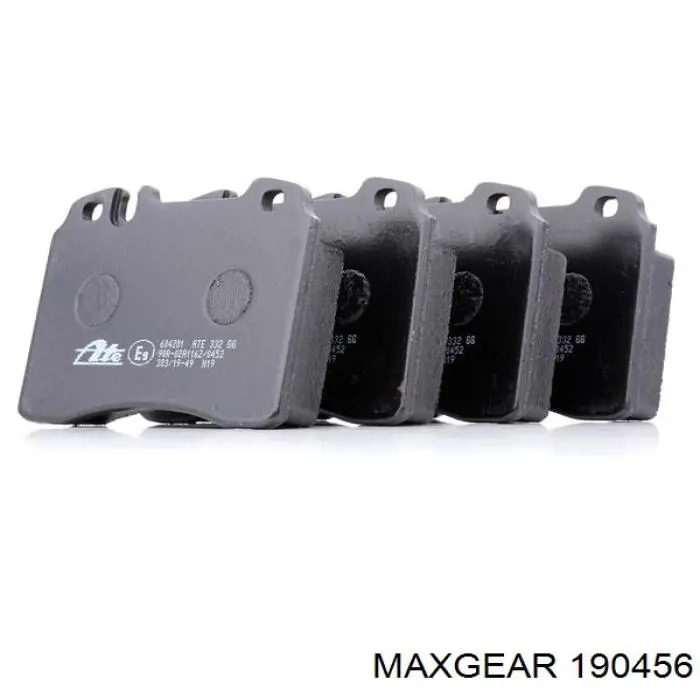 Передние тормозные колодки 190456 Maxgear