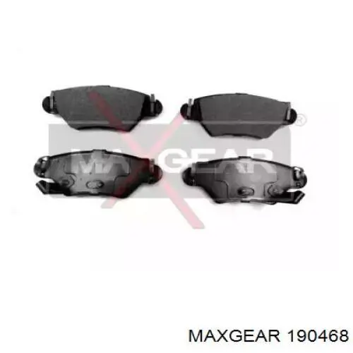 Колодки тормозные задние дисковые MAXGEAR 190468