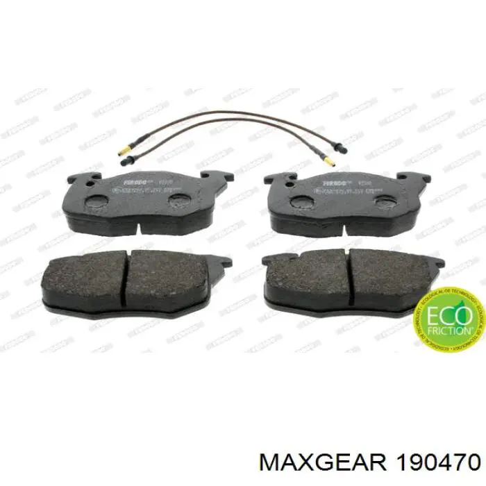 Тормозные колодки Maxgear 190470