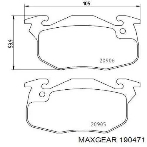 Купить 5SP384 Samko Колодки тормозные