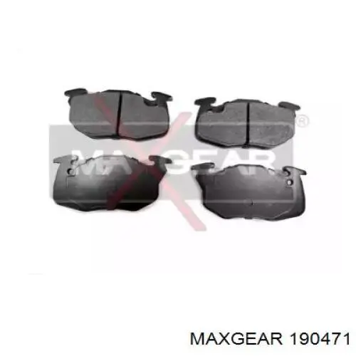 Передние тормозные колодки 190471 Maxgear