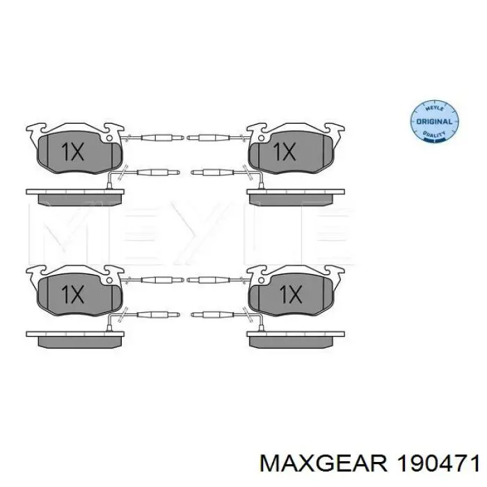 Передние тормозные колодки 5SP384 Samko