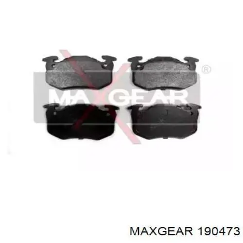 19-0473 Maxgear колодки тормозные передние дисковые
