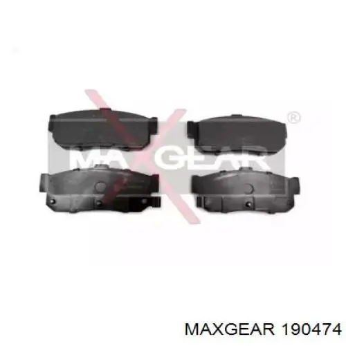 Колодки тормозные задние дисковые MAXGEAR 190474