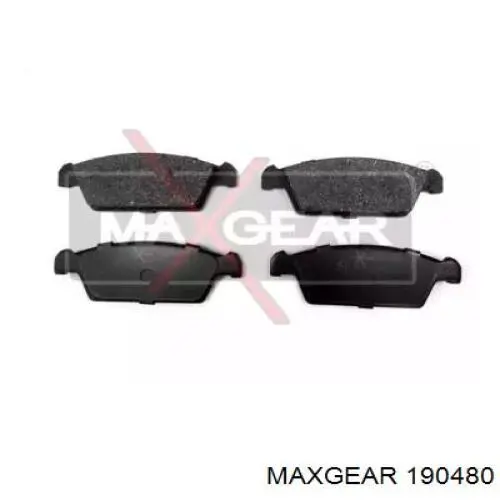 Передние тормозные колодки 190480 Maxgear