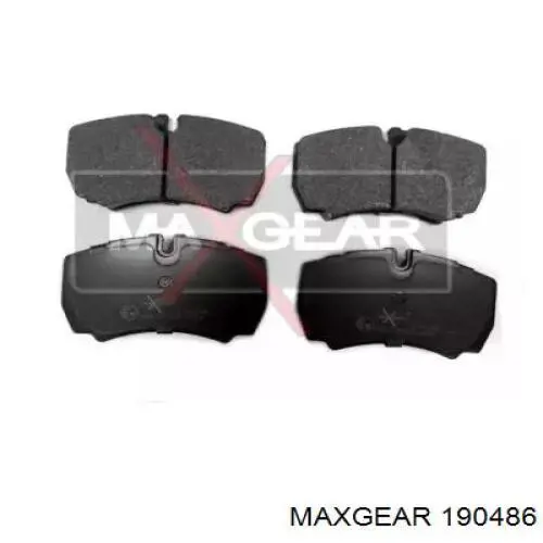190486 Maxgear колодки тормозные задние дисковые