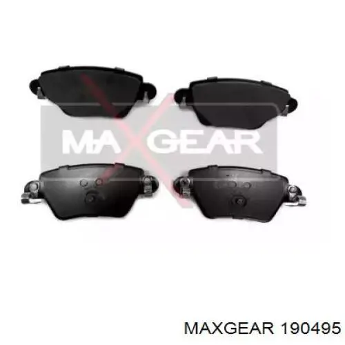 Задние тормозные колодки 190495 Maxgear