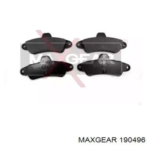 19-0496 Maxgear колодки тормозные задние дисковые
