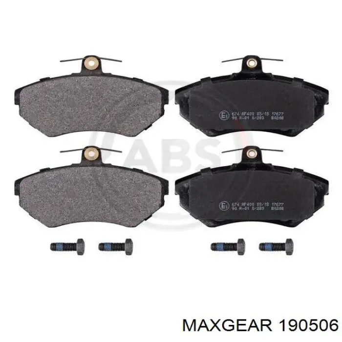 Тормозные колодки Maxgear 190506