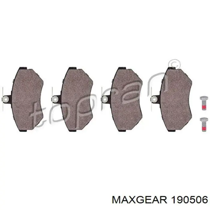 190506 Maxgear Колодки передние