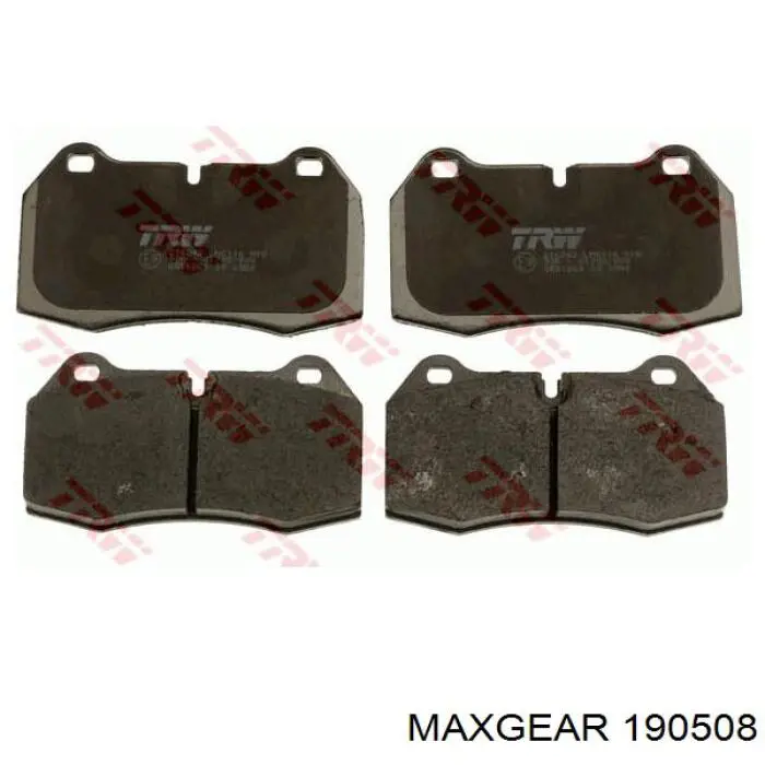 Передние тормозные колодки 190508 Maxgear