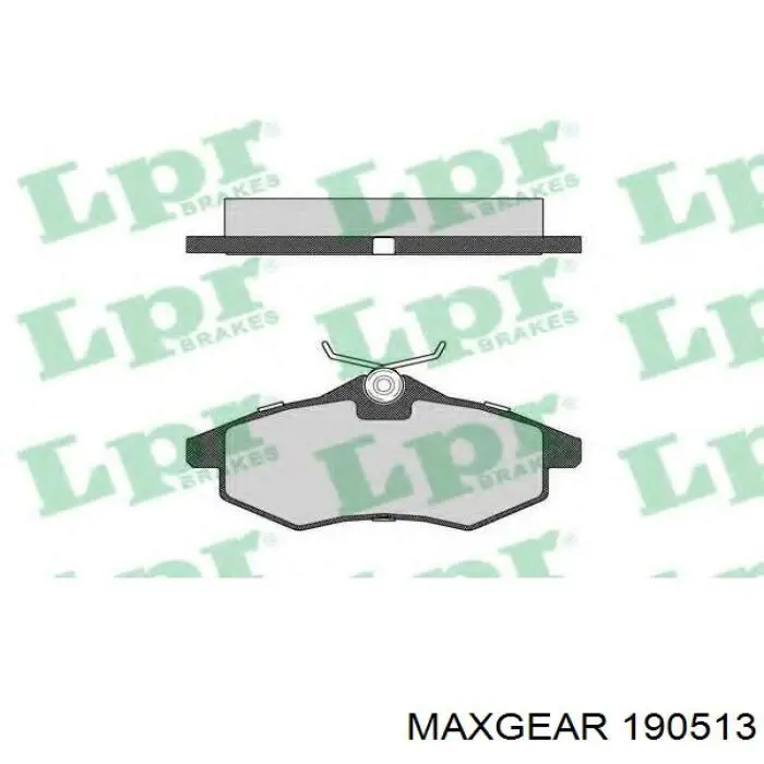Тормозные колодки Maxgear 190513