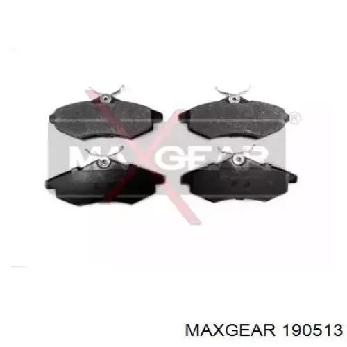 Колодки тормозные передние дисковые MAXGEAR 190513