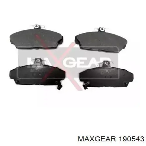 19-0543 Maxgear колодки тормозные передние дисковые