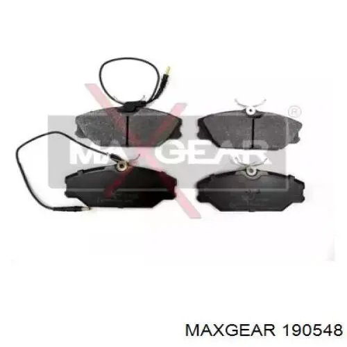190548 Maxgear колодки тормозные передние дисковые