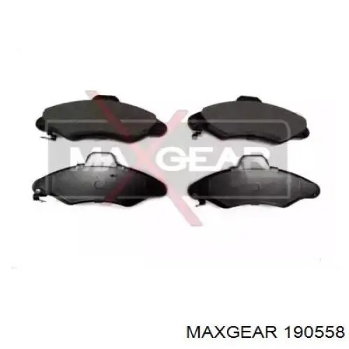 19-0558 Maxgear колодки тормозные передние дисковые