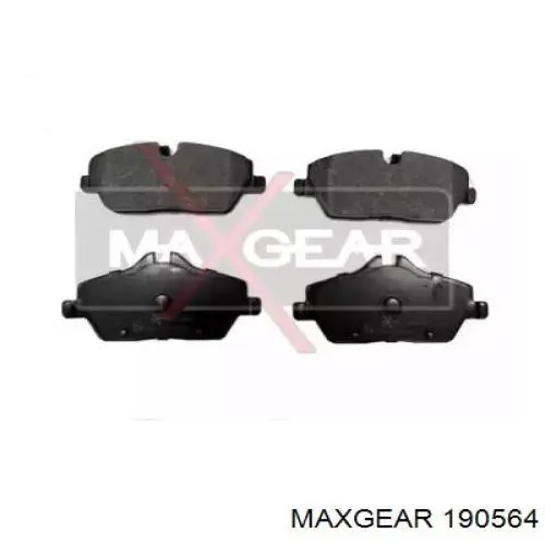 19-0564 Maxgear колодки тормозные передние дисковые