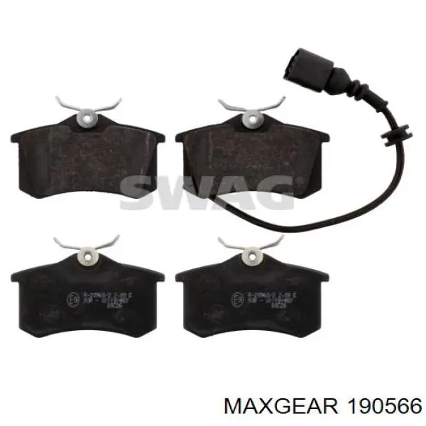 Купить 190566 Maxgear Колодки тормозные