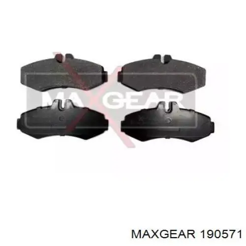 Передние тормозные колодки 190571 Maxgear