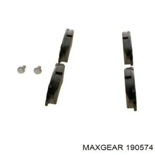 Передние тормозные колодки 190574 Maxgear