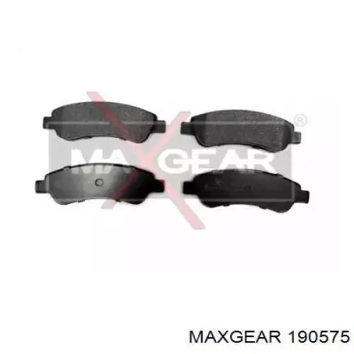 190575 Maxgear колодки тормозные задние дисковые