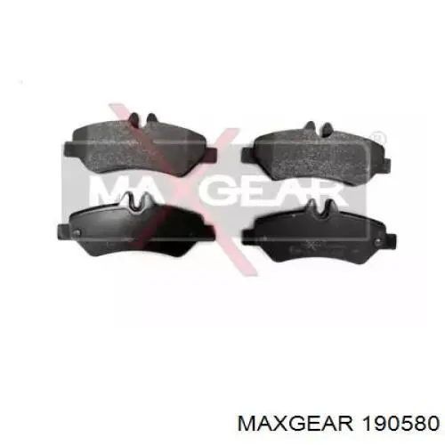 19-0580 Maxgear колодки тормозные задние дисковые