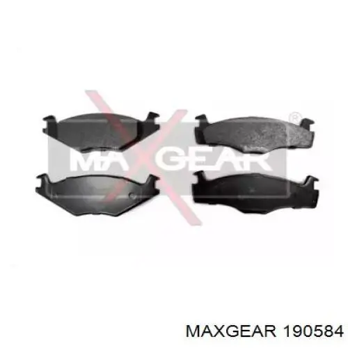 Передние тормозные колодки 190584 Maxgear