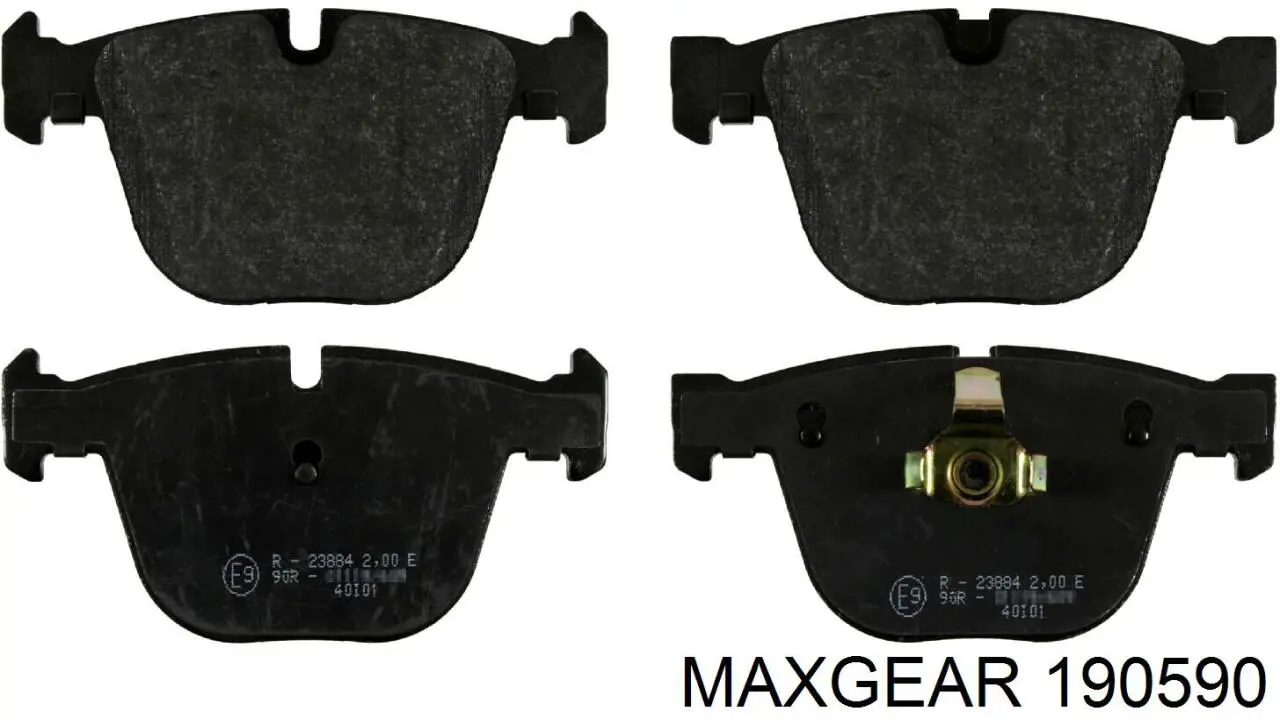 Задние тормозные колодки 190590 Maxgear