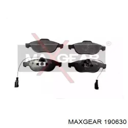 Передние тормозные колодки 190630 Maxgear