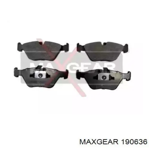 19-0636 Maxgear колодки тормозные передние дисковые