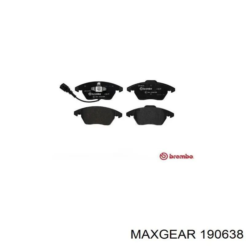 Тормозные колодки Maxgear 190638