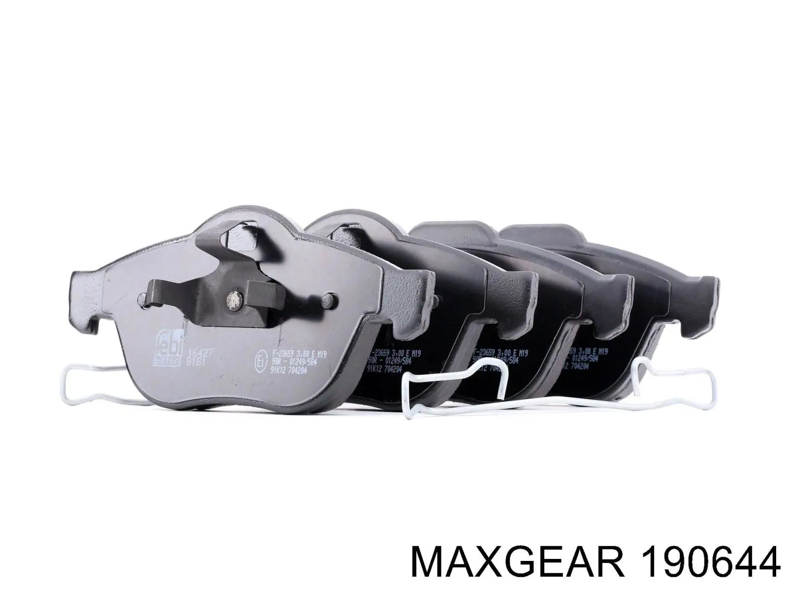 Передние тормозные колодки 190644 Maxgear