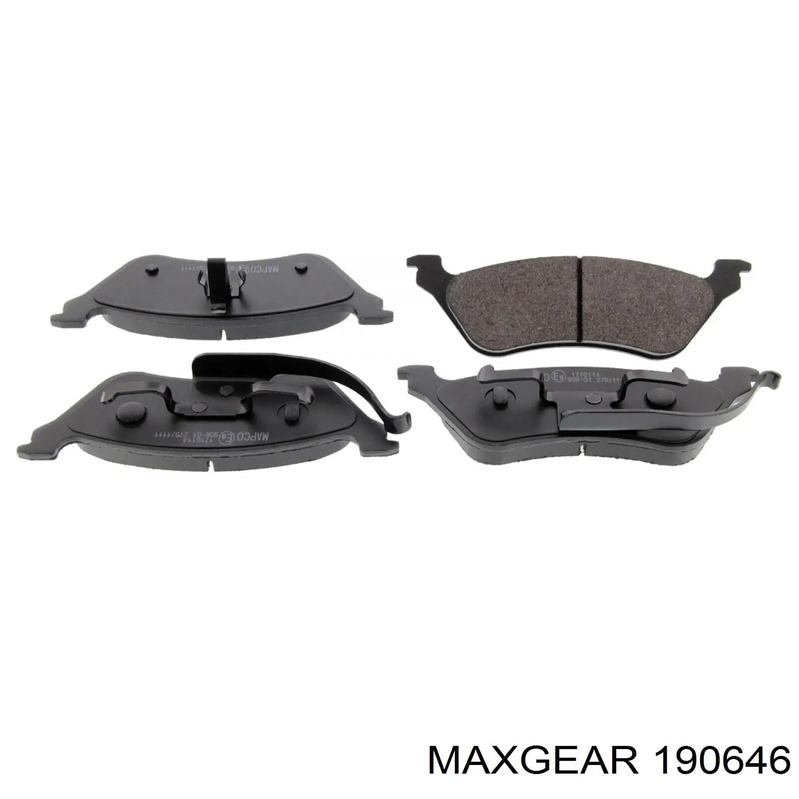 Колодки дисковые  Maxgear 190646 цена, от 22.57 USD
