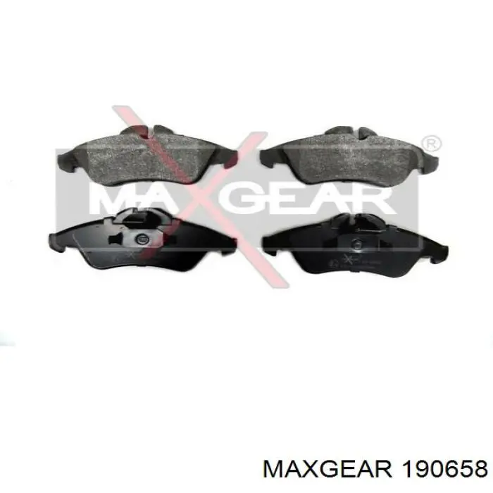 19-0658 Maxgear колодки тормозные передние дисковые