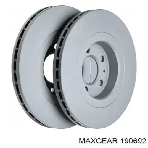 190692 Maxgear Диск тормозной передний