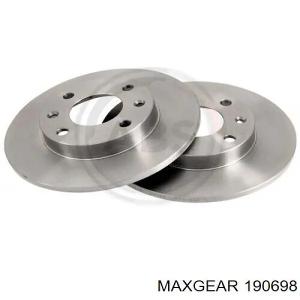 Передние тормозные диски 190698 Maxgear