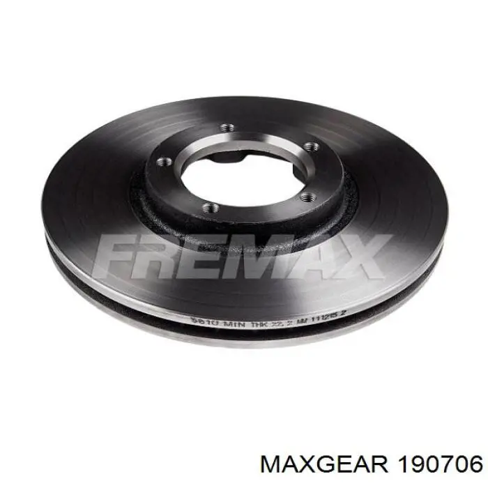 Передний тормозной диск Maxgear 190706